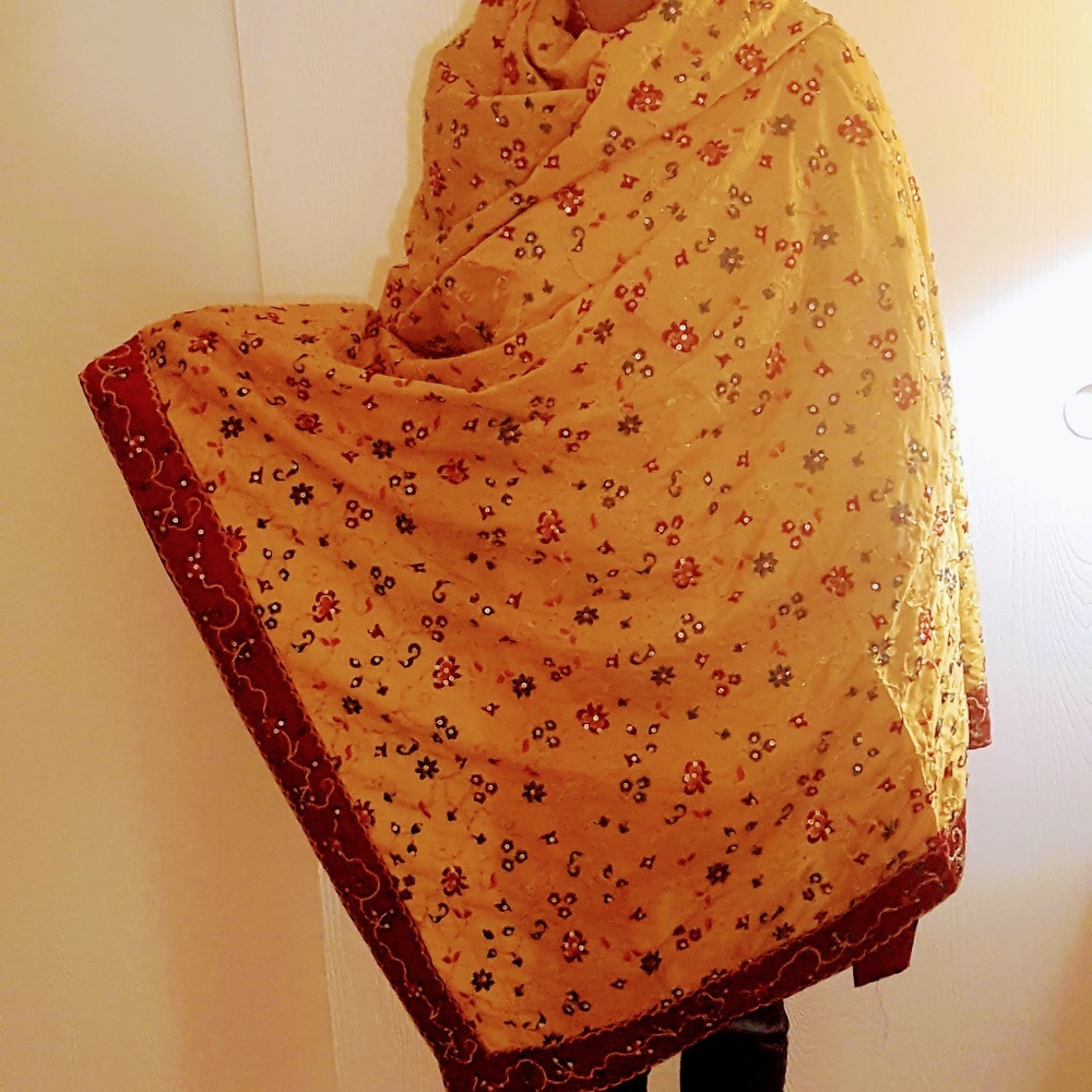 Indian Traditional Shawl Scarf Dupatta New